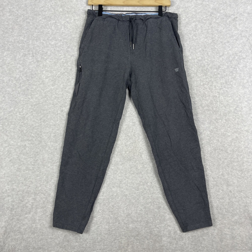 Mack Weldon Ace Sweatpants Mens Size M Gray Lounge Casual Athleisure Pockets